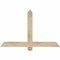 Ekena Millwork Eugene Rough Sawn Timber Gable Bracket, Douglas Fir, 48"W x 30"H x 2"D x 4"F, 15/12 Pitch GBW048X30X0204EUG00RDF - alternate 1